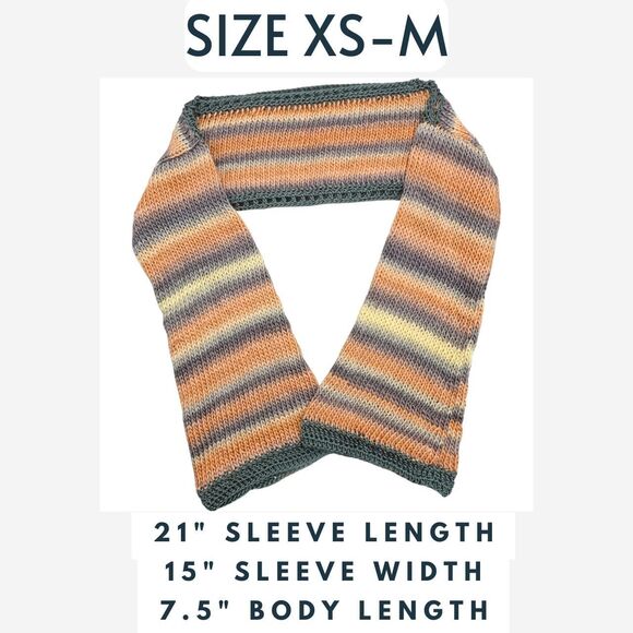 Handmade Crochet Knit Bolero Shrug – Festival Top‎ – Fairycore Layering - Picture 2 of 8